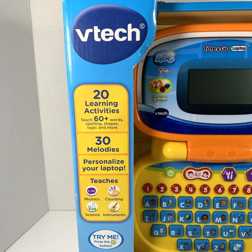 VTECH Tote & Go Laptop Learning Toy Educational Game Exclusive Color NIB - Picture 3 of 14